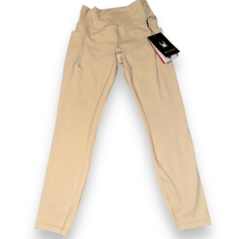 NWT Spyder Active Leggings - Tan - Small